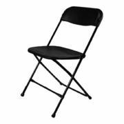 Chairs black in color Chairs black in color