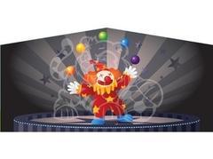 Juggling Clown Banner Juggling Clown Banner